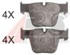 MERCE 0044207520 Brake Pad Set, disc brake